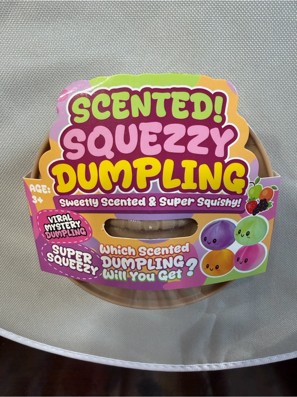 Viral Mystery Scent! Super Squeezy Dumpling Squishy Toy- NWT - Picture 2 of 7